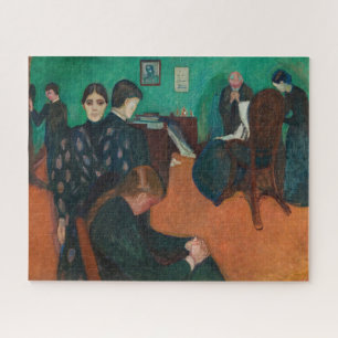 Puzzle Edvard Munch - Mort dans la salle de repos v1