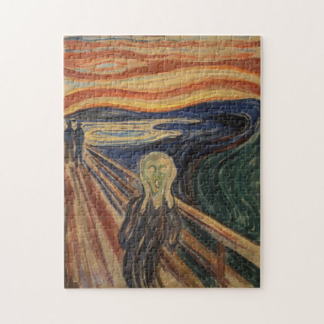 Puzzle Edvard Munch Peinture The Scream (Skrik) 1910 (Vertical)