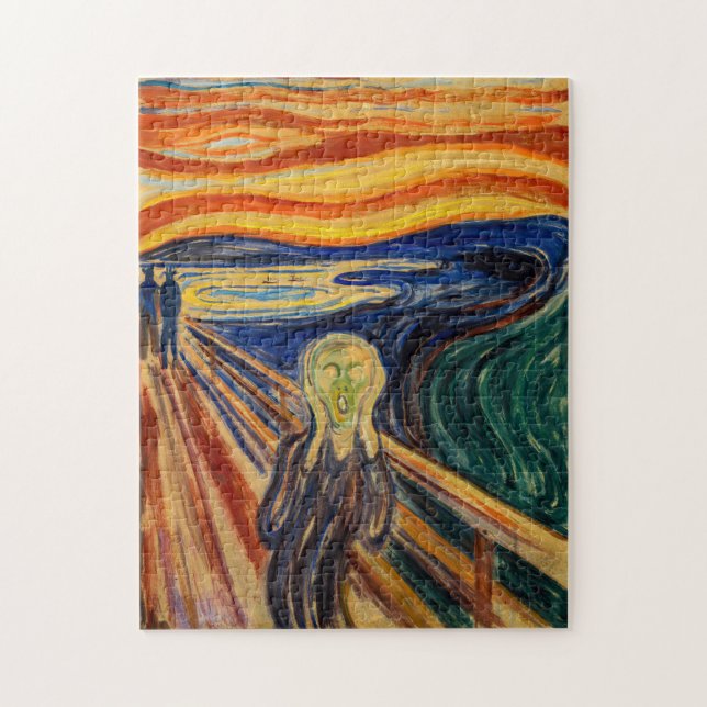 Puzzle Edvard Munch - The Scream 1910 (Vertical)