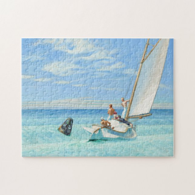 Puzzle Edward Hopper, Soudure au sol  (Horizontal)