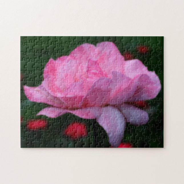 Puzzle Effet Orton rose céleste (Horizontal)