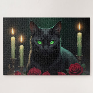 Puzzle Effrayant yeux de Kitty Green