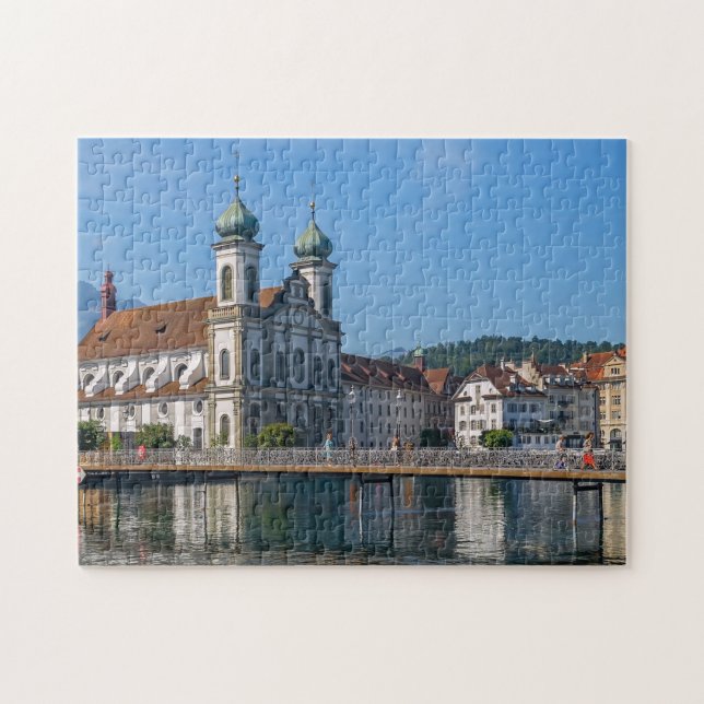 Puzzle Eglise baroque, Lucerne Suisse Voyage (Horizontal)