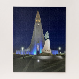 Puzzle Église de Hallgrimskirkja à Reykjavik en Islande