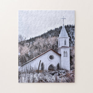 Puzzle Église de Little Mountain Town - 11x14 - 252 pcs