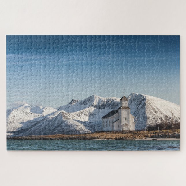 Puzzle Église de Norvège Lofoten (Horizontal)