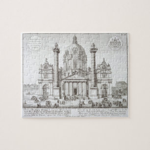 Puzzle Église de St Charles Borromeo (1538-84), Vienne,