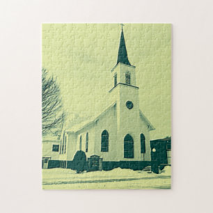 Puzzle Église d'hiver