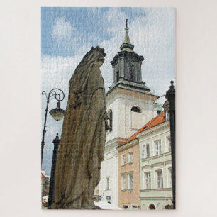 Puzzle Église et statue de Varsovie, Pologne 1014-pc