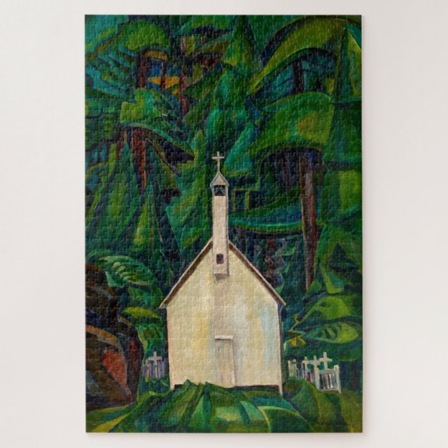 Puzzle Église indienne | Emily Carr | (Vertical)
