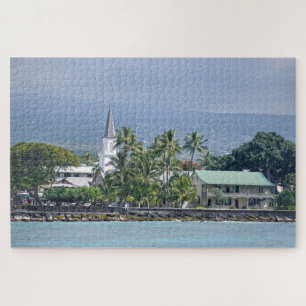 Puzzle Église Mokuaikaua, Palais Hulihee, Kailua-Kona, HI