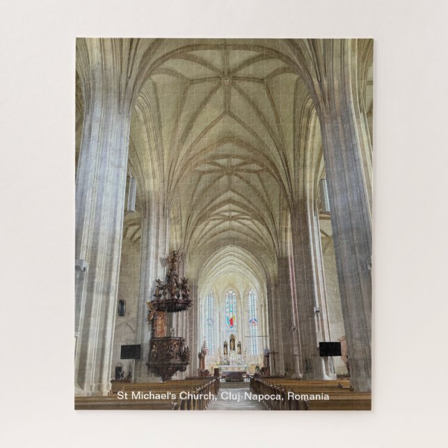 Puzzle Eglise St Michael, Cluj-Napoca, Roumanie, sur une (Vertical)
