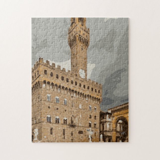 Puzzle Églises et bâtiments italiens antiques (Vertical)