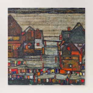Puzzle Egon Schiele - Chambres avec la blanchisserie