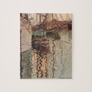 Puzzle Egon Schiele - voiliers dans l'eau de