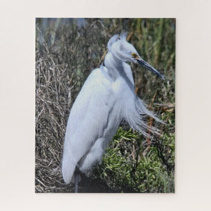 Puzzle Egret neigeux