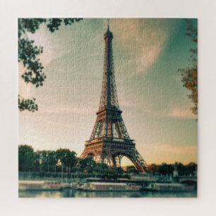 Puzzle Eiffel tour lancer oreiller