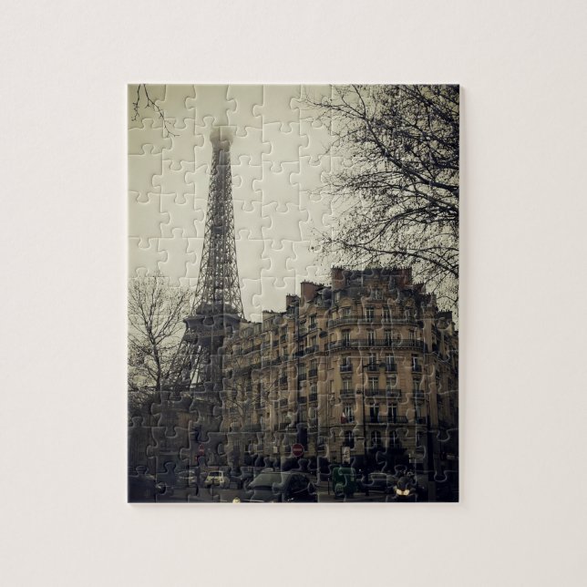 Puzzle Eiffel Tower Paris City Building Architecture (Vertical)