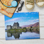 Puzzle Eilean Donan Castle écossais attractions emblémati<br><div class="desc">Ce puzzle présente une photo originale d'un des châteaux les plus emblématiques des Highlands écossais,  le château Eilean Donan,  reflétant dans les eaux du Loch Duich</div>