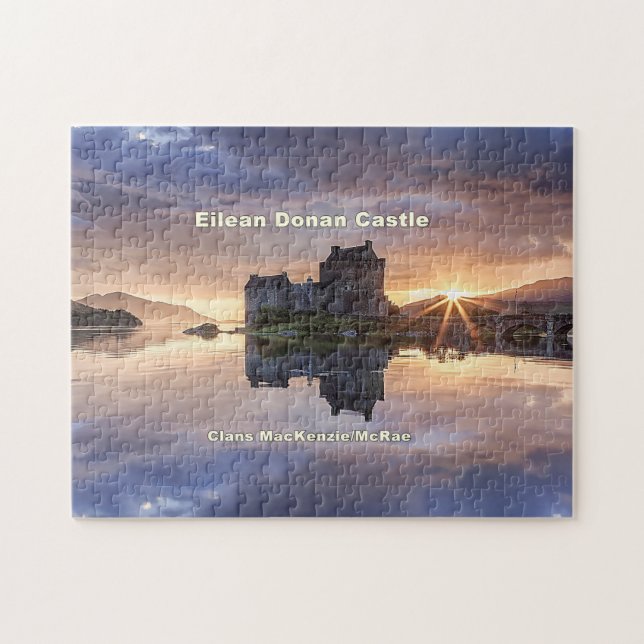 Puzzle Eilean Donan - MacKenzie/MacRae Clans (Horizontal)