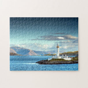 Puzzle Eilean Musdile Lighthouse Scotland Pittoresque Vie