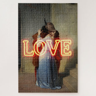 Puzzle El Bacio Remix – Néon « LOVE » Mur d'art et marcha