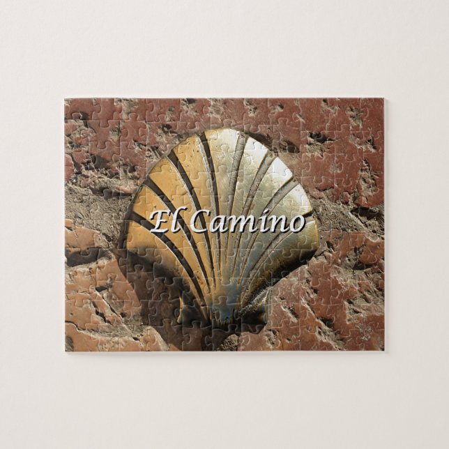 Puzzle El Camino gold shell, Leon (caption) (Horizontal)