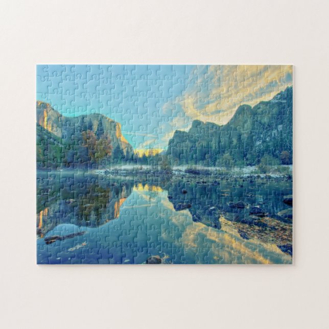 Puzzle EL Capitan et réflexion de trois frères (Horizontal)