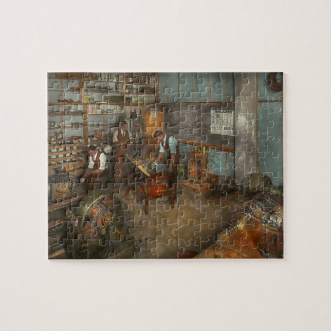 Puzzle Électricien - cours 1915 d'électrotechnique (Horizontal)