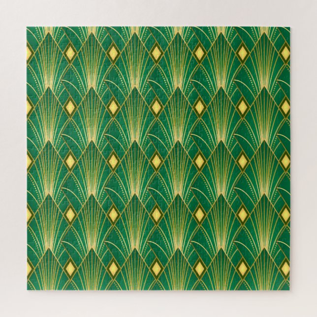 Puzzle Elégance orientale : Fond d'écran Art Déco (Vertical)