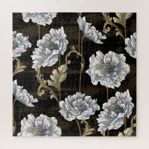 Puzzle Elégance Peony : Flèches d'or baroque