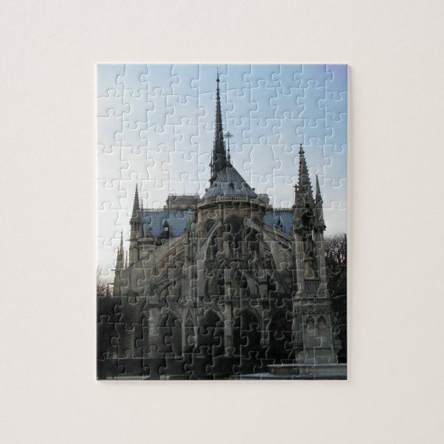 Puzzle élégant avec Notre Dame de Paris (Vertical)