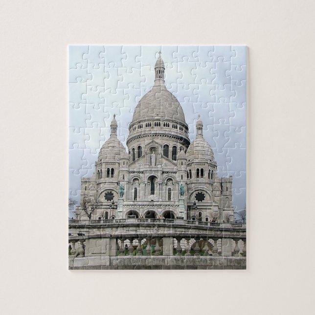 Puzzle élégant avec Sacré Coeur de Paris (Vertical)