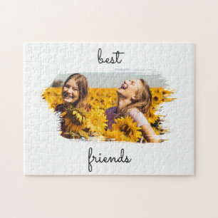 Puzzle Elégant BFF Meilleur Amis Pour Anniversaire Carte