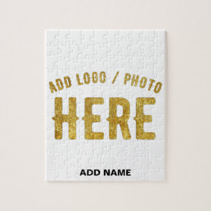 PUZZLE ÉLÉGANT BLANC PERSONNALISABLE MODERNE MARQUE VÉRIF