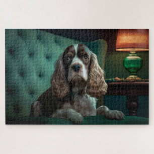 Puzzle Elégant Cocker Spaniel Classic Portrait Design