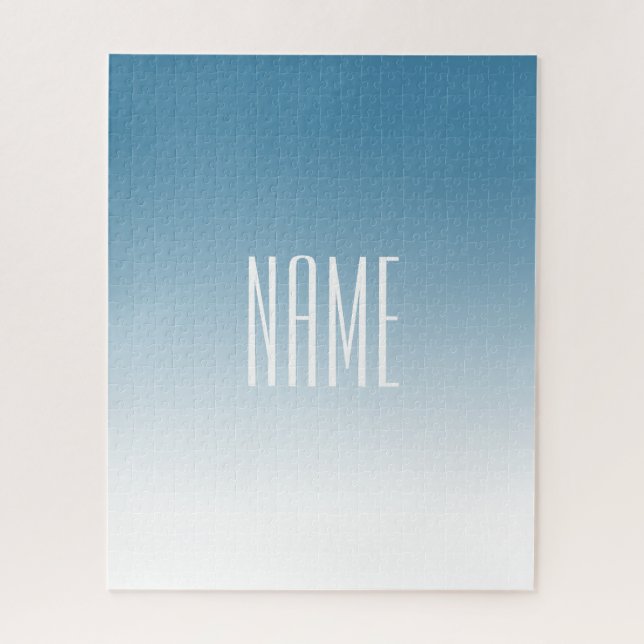 Puzzle Élégant et élégant, texte et couleur Ombre (Vertical)