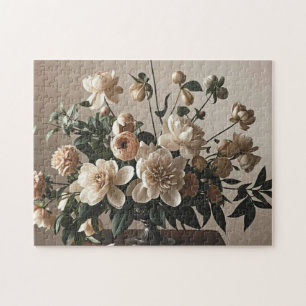 Puzzle Élégant floral d'inspiration vintage douce délicat