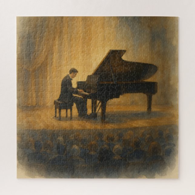 Puzzle Élégant grand concert de piano (Vertical)