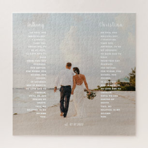 Puzzle Elégant mariage Vow Art Cadeau
