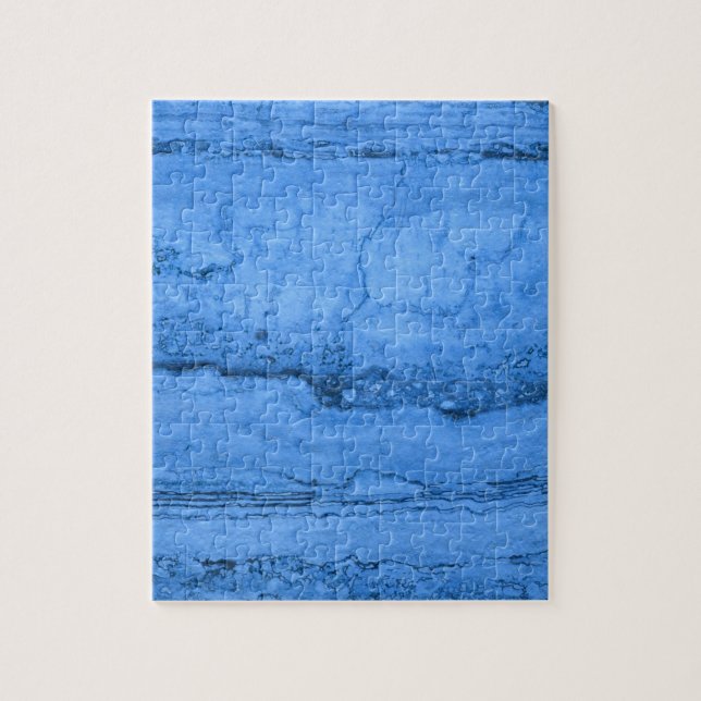 Puzzle Elégant motif marbre bleu granit (Vertical)