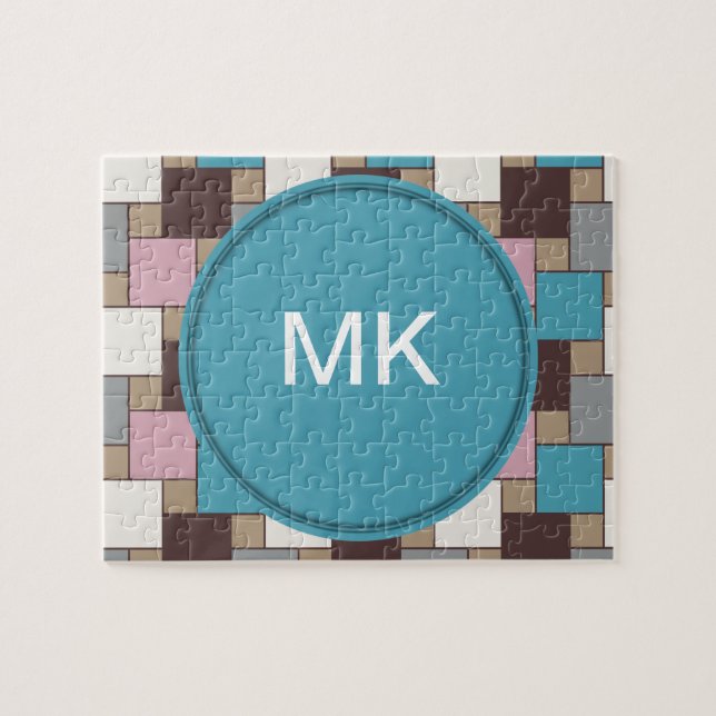 Puzzle Élégant nectar rose (Horizontal)