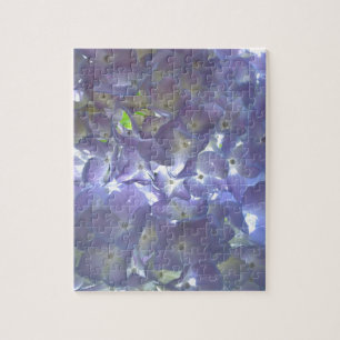 Puzzle Elégante lumière douce mauve florale mauve hydrang