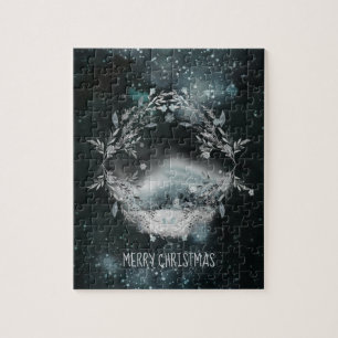 Puzzle Élégante scène d'hiver Vignette Famille Amusants N