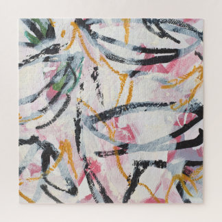 Puzzle Élément de conception de peinture acrylique