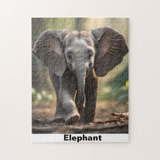 Puzzle éléphant (Vertical)