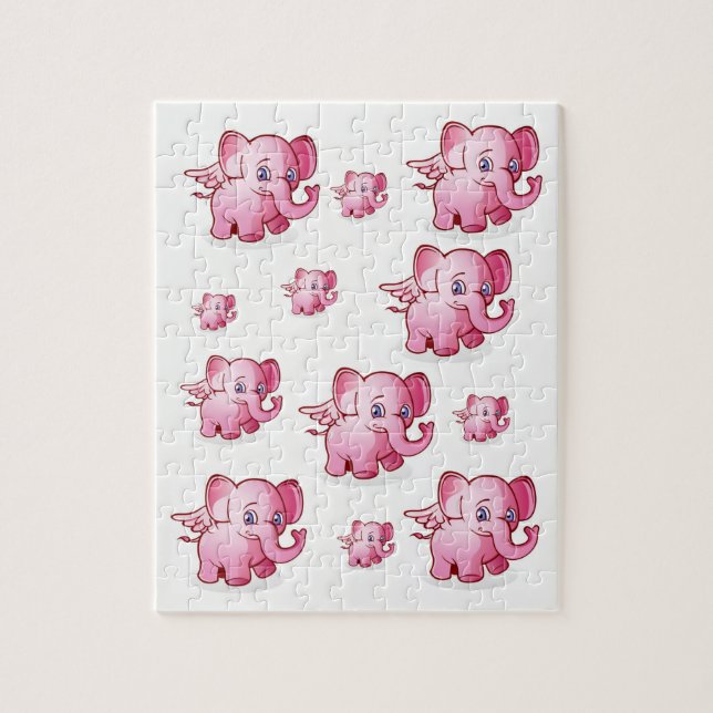 Puzzle Elephant (Vertical)