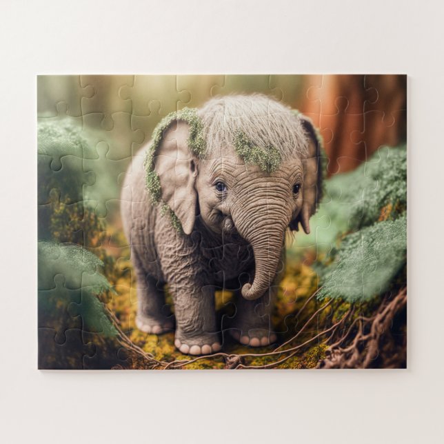 Puzzle Eléphant bébé (Horizontal)