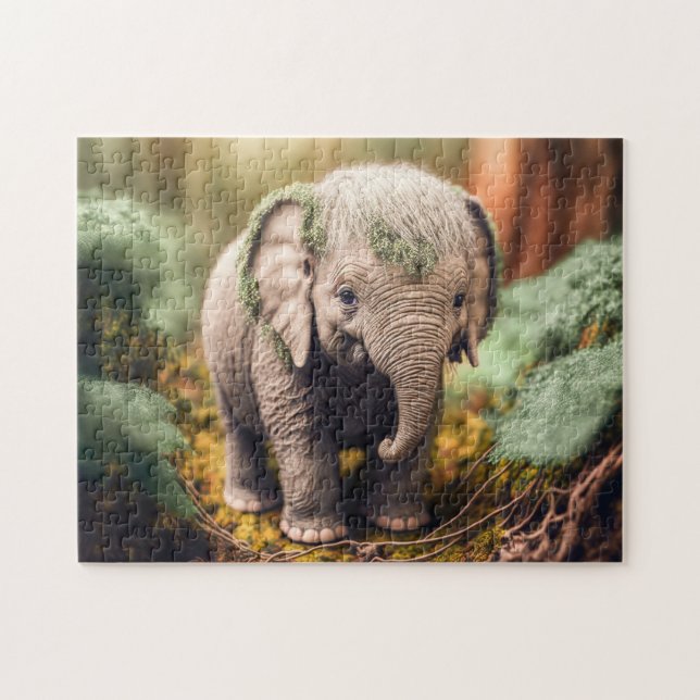 Puzzle Eléphant bébé (Horizontal)