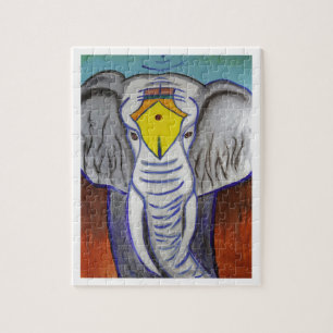 Puzzle Eléphant blanc